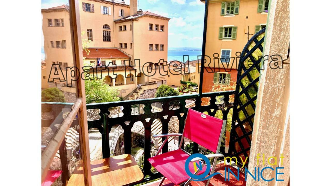 Aparthotel Riviera - Balcon Honore 1 - Old Town - 5 Mn Promenade Des Anglais Et Plage - Charme Absolu - Appartement 2 Pieces Avec Balcon Ac - Vue Mer Et Ville Nice Exterior photo